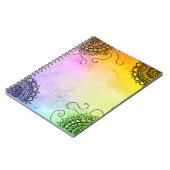 Mandala farbenfroh notitieboek (Linkerzijde)