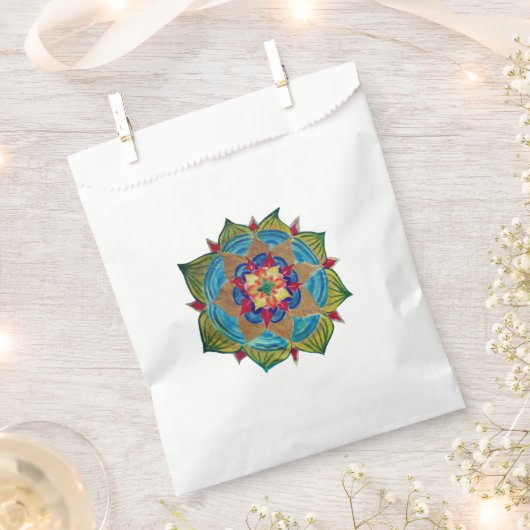 Mandala Favor Bag Bedankzakje (Geknipt)