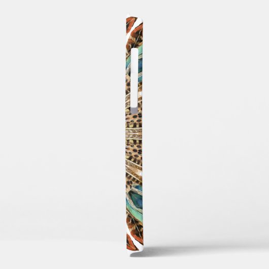 Mandala Feathers Waterverf: Natuurlijk Kant Ontwer Case-Mate iPhone Case (Achterkant / Links)