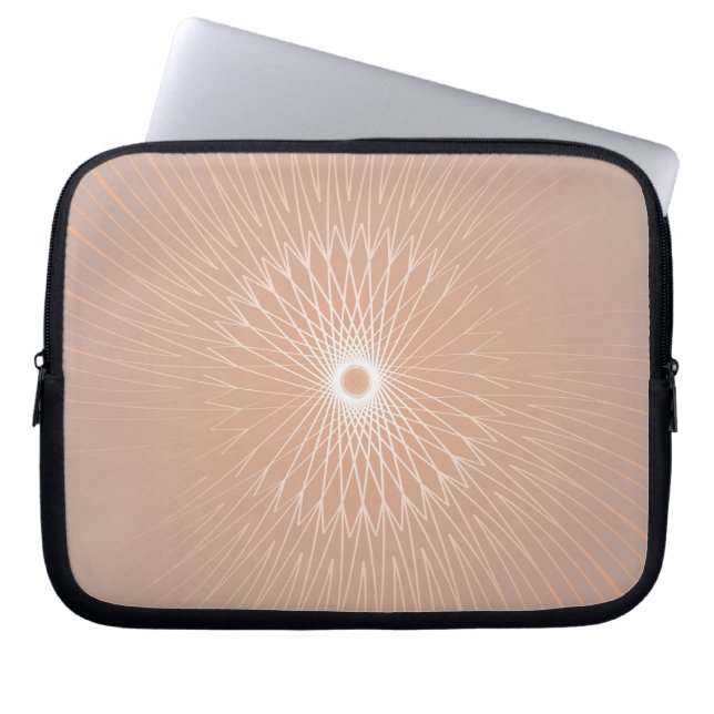 Mandala, fiets 5 laptop sleeve (Voorkant)