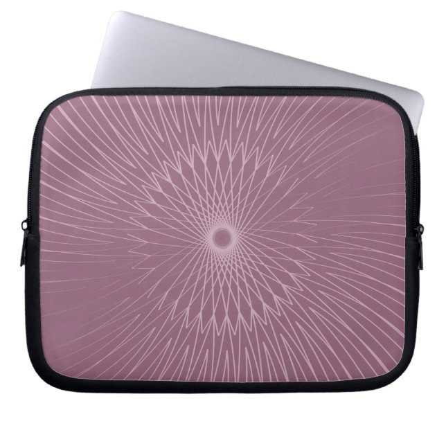 Mandala, fietsdraden 10 laptop sleeve (Voorkant)
