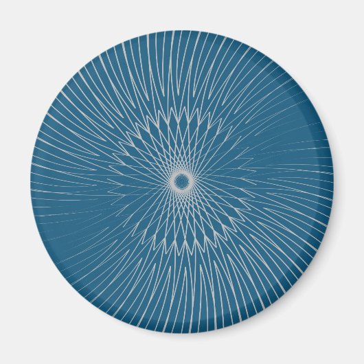 Mandala, fietsdraden 11 magneet (Voorkant)