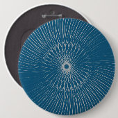 Mandala, fietsdraden 11 ronde button 6,0 cm (Voorkant /achterkant)