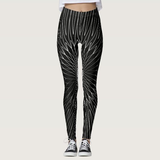 Mandala, fietsdraden 1 leggings (Voorkant)