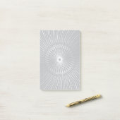Mandala, fietsdraden 9 post-it® notes (Op bureau)