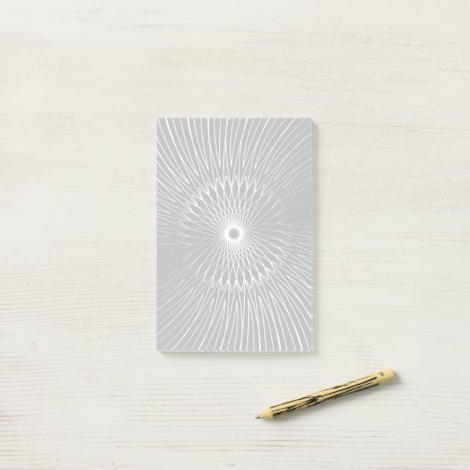 Mandala, fietsdraden 9 post-it® notes (Op bureau)