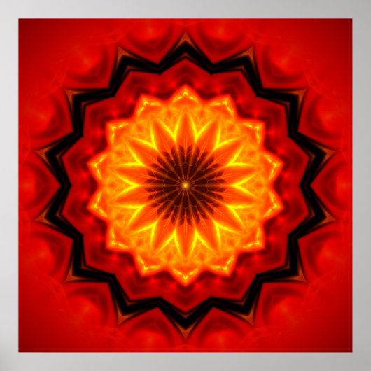 Mandala Fire Poster (Voorkant)