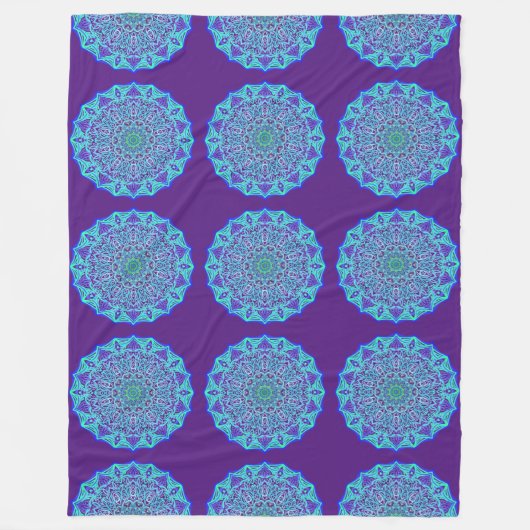 mandala fleece deken (Voorkant)