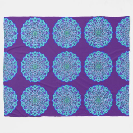 mandala fleece deken (Voorkant (Horizontaal))