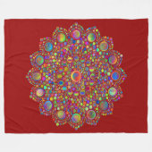 Mandala Fleece Deken (Voorkant (Horizontaal))