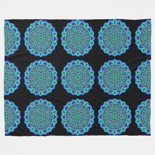 mandala fleece deken (Voorkant (Horizontaal))