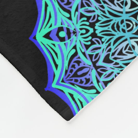 mandala fleece deken (Hoek)