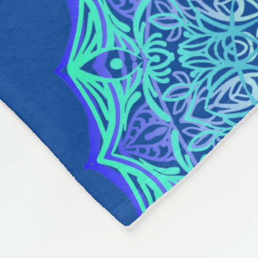 mandala fleece deken (Hoek)