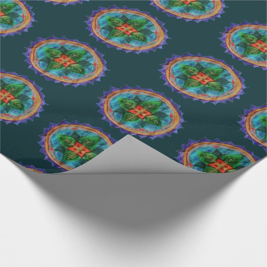Mandala Floral Wrapping papier (Hoek)