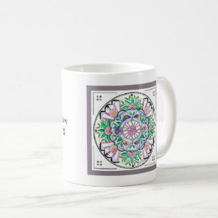 Mandala Floribunda Coffee Mok