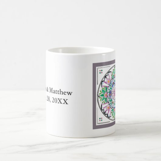 Mandala Floribunda Coffee Mok (Center)