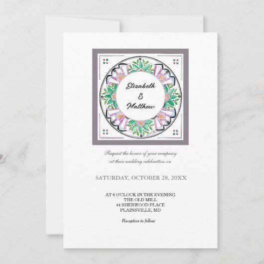 Mandala Floribunda Kaart (Voorkant)