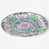 Mandala Floribunda Papieren Bordje (Gekanteld)