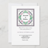 Mandala Floribunda Uitnodiging (Voorkant)