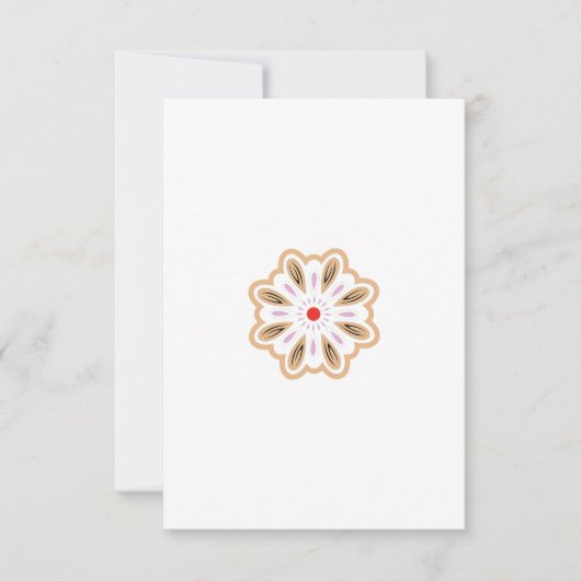 Mandala Flower Art Print | Boho Decor Bedankkaart (Voorkant)