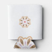 Mandala Flower Art Print | Boho Decor Blikjeskoeler (Achterkant)