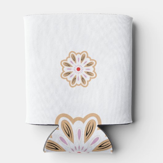 Mandala Flower Art Print | Boho Decor Blikjeskoeler (Achterkant)