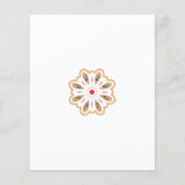 Mandala Flower Art Print | Boho Decor Flyer (Achterkant)