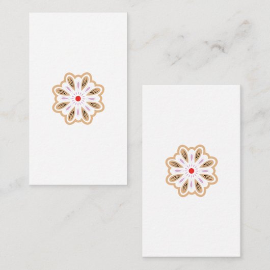 Mandala Flower Art Print | Boho Decor Informatiekaartje (Voorkant / Achterkant)