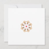 Mandala Flower Art Print | Boho Decor Kaart (Achterkant)