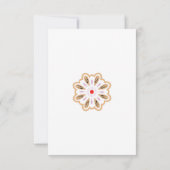 Mandala Flower Art Print | Boho Decor Kaart (Achterkant)