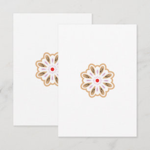 Mandala Flower Art Print   Boho Decor Kaart