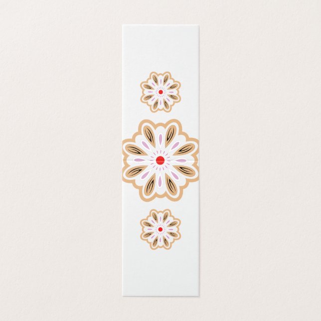 Mandala Flower Art Print | Boho Decor Kaart (Buitenkant ongevouwen)