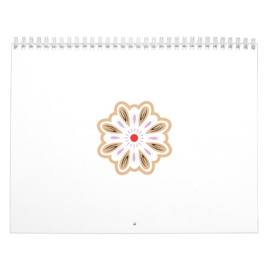 Mandala Flower Art Print | Boho Decor Kalender (Hoes)