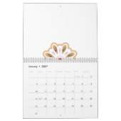 Mandala Flower Art Print | Boho Decor Kalender (Jan 2027)