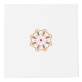 Mandala Flower Art Print | Boho Decor Kubus (Rechts)