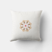 Mandala Flower Art Print | Boho Decor Kussen (Achterkant)