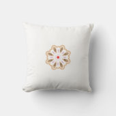 Mandala Flower Art Print | Boho Decor Kussen (Voorkant)