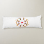 Mandala Flower Art Print | Boho Decor Lichaamskussen (Achterkant)