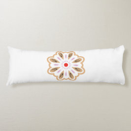 Mandala Flower Art Print | Boho Decor Lichaamskussen