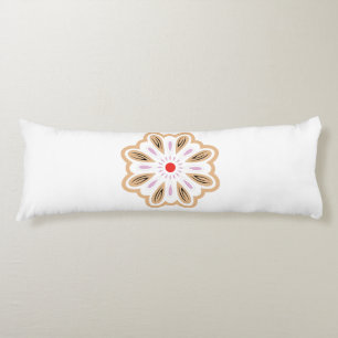 Mandala Flower Art Print Boho Decor Lichaamskussen