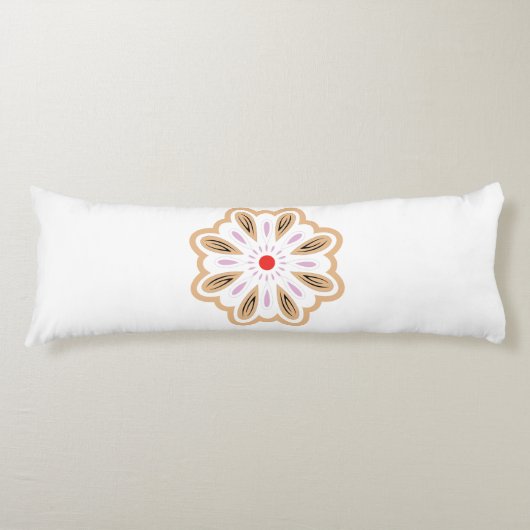 Mandala Flower Art Print | Boho Decor Lichaamskussen (Voorkant)