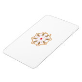 Mandala Flower Art Print | Boho Decor Magneet (Linkerzijde)