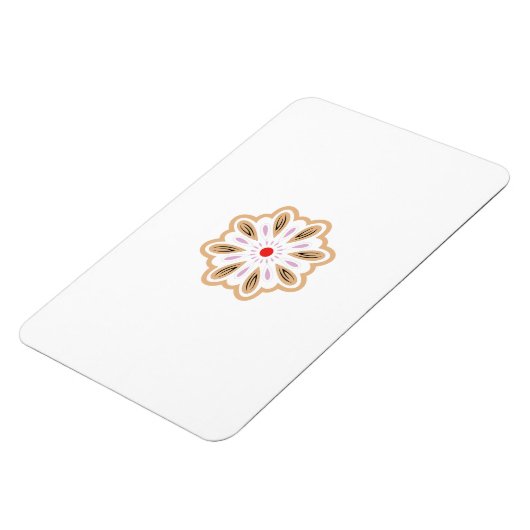 Mandala Flower Art Print | Boho Decor Magneet (Linkerzijde)