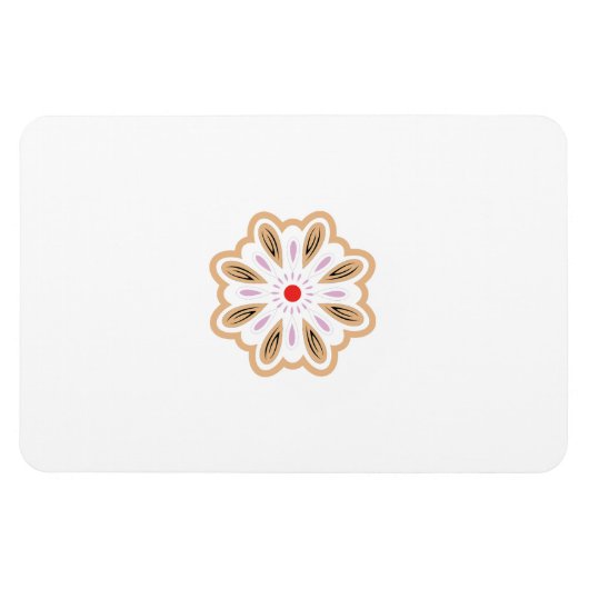 Mandala Flower Art Print | Boho Decor Magneet (Horizontaal)