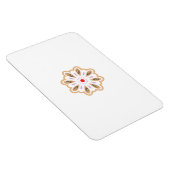 Mandala Flower Art Print | Boho Decor Magneet (Rechterzijde)