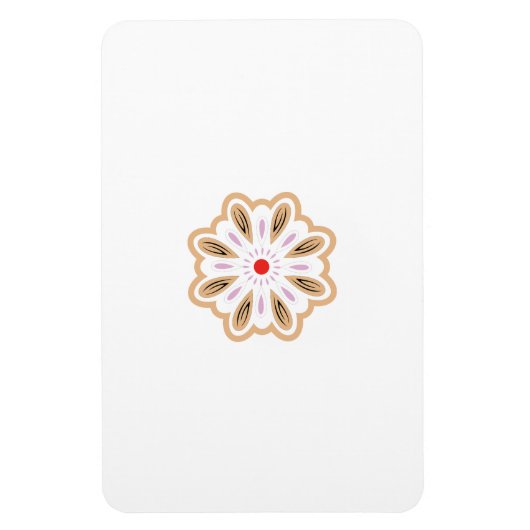 Mandala Flower Art Print | Boho Decor Magneet (Verticaal)