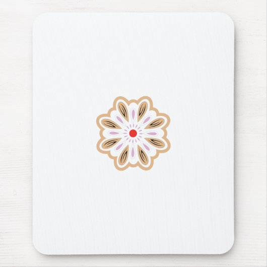 Mandala Flower Art Print | Boho Decor Muismat (Voorkant)