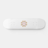 Mandala Flower Art Print | Boho Decor Persoonlijk Skateboard (Horizontaal)