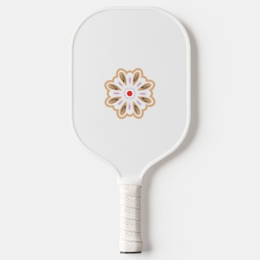 Mandala Flower Art Print | Boho Decor Pickleball Paddle (Voorkant)