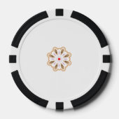 Mandala Flower Art Print | Boho Decor Poker Chips (Voorkant)